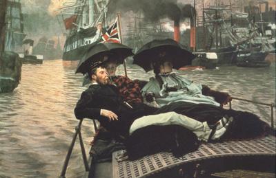 James Tissot The Thames (nn01) oil painting image